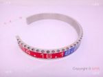 Replica Rolex Bangle - Blue & Red GMT Watch Bezel Style Bracelet